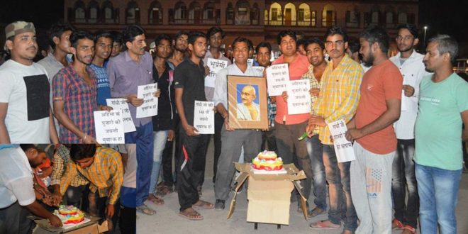 cake gandhi jayanti shastri jayanti breaking news sawai madhopur