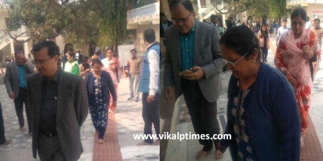 Chief Secretary Ashok Jain visit Miracle Temple Ranthambore National Park hotelNahargarh district collector SP administration grand welcome felicitation