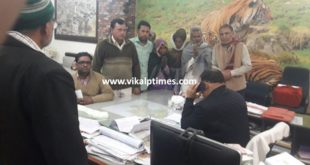 Collector Alloted Homless House Delegation meets displaced Banjara family exhibition collectorate homeless families