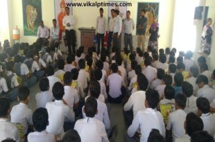 Motivated for water conservation and prevention of polythene Student