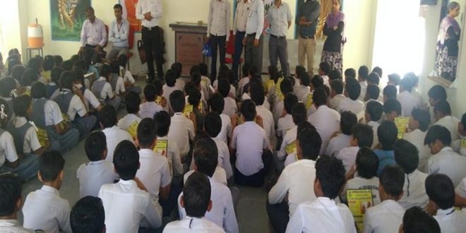Motivated for water conservation and prevention of polythene Student