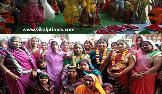 Happy Holi Festival Women Dance Song Sawai Madhopur Rajasthan