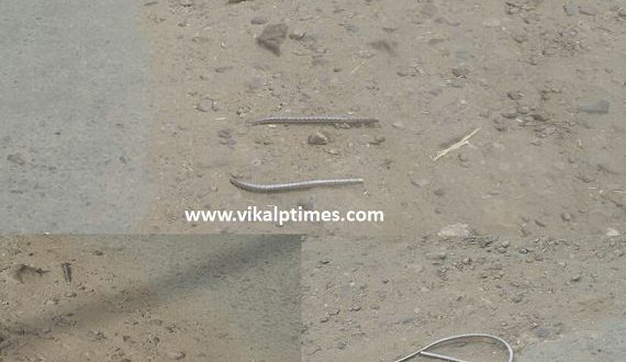 road trouble problem iron parts pieces driver facing Sawai Madhopur Ranthambore Nitin Gadkari
