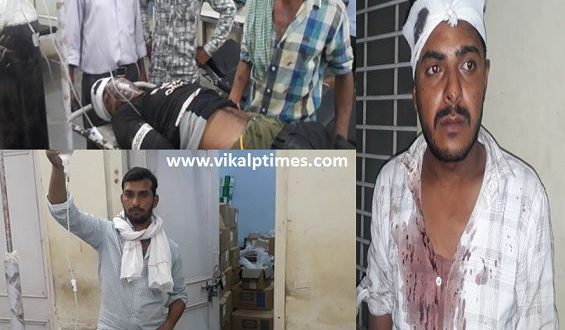 Youth injured in bike Accident Emergency Treatment General Hospital Sawai Madhopur