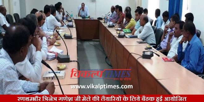 Meeting preparations Ranthambore Trinetra Ganesh Jee Mela