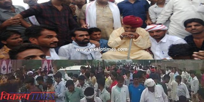 Gujarat society protest againt chief minsiter Vasundhara Raje Rajashan Gaurav Yatra
