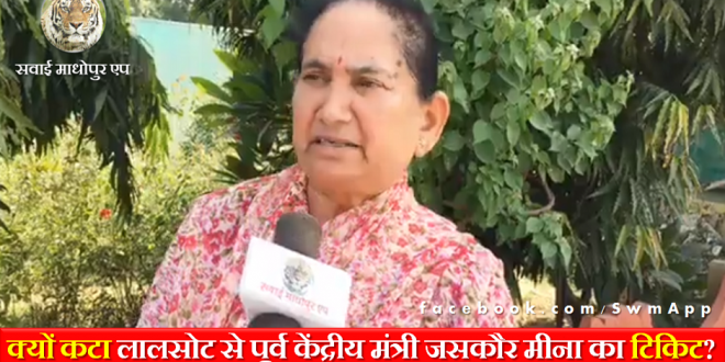 Jaskaur Meena Ticket former union minister BJP Election 2018 politics