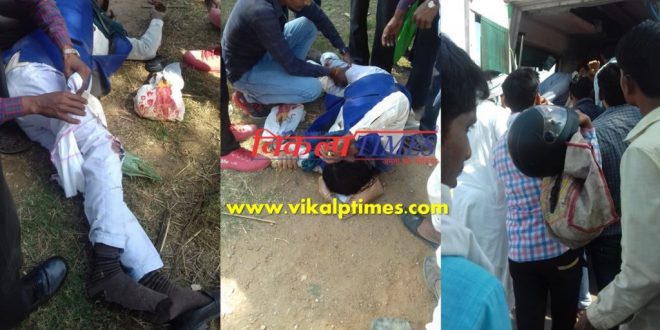 Broken leg rider car accident