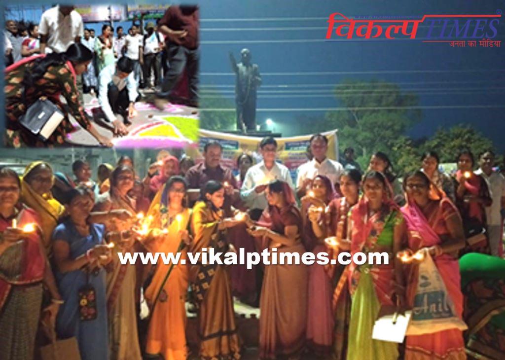 Celebrated Deep Festival at District Headquarters sawai madhopur