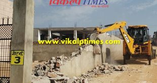 Chauth Mata Trust Dharmashala's gate number 3 demolished