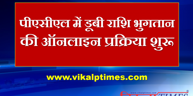 Online process payment immoveable amount PACL