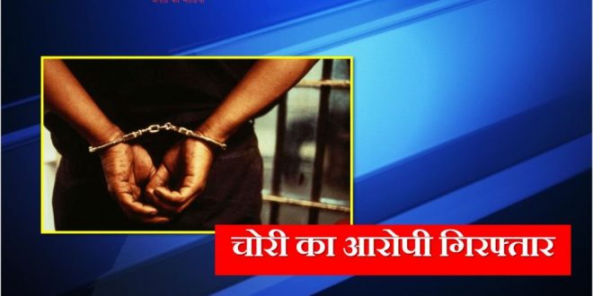 Arrested stealing police
