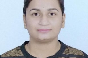 Anjali Sharma received Gold Medal