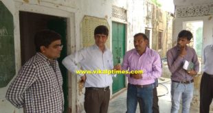 District collector inspected schoo bhadoti sawai madhopur