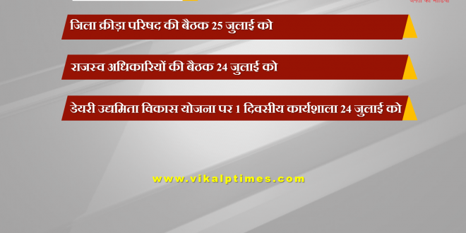 Meeting District Sports Council