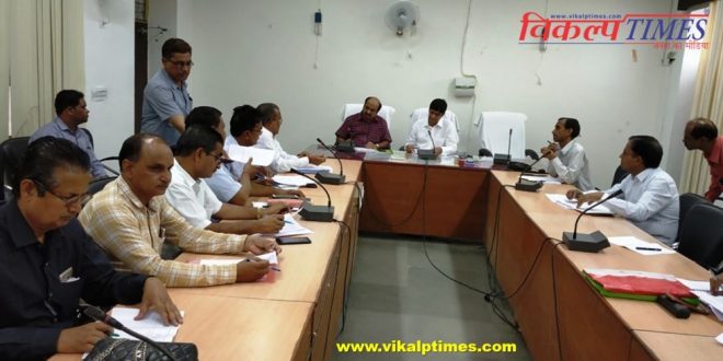 Progress review meeting various departments sawai madhopur