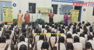Childline team interacted girls