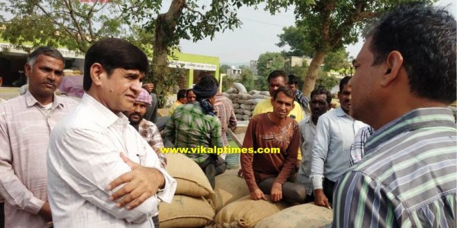 Collector inspection agricultural produce market sawai madhopur