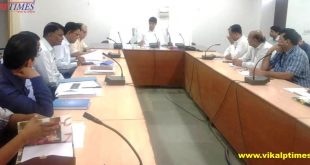 Weekly review meeting held sawai madhopur