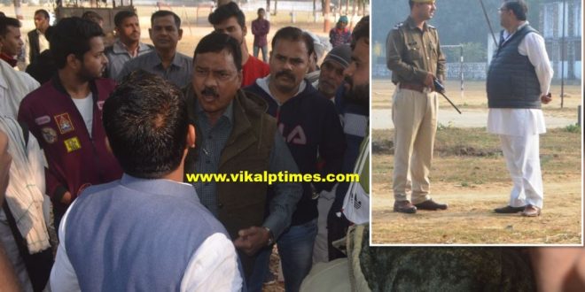 MLA reached police line on complaint of farmers