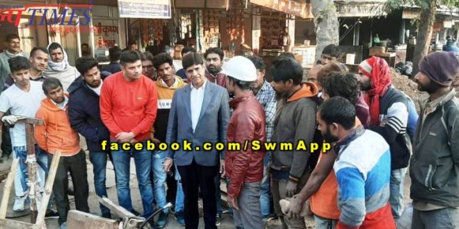 Collector did inspection of various places city sawai madhopur
