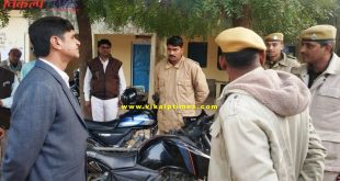 District Election Officer check Karmoda polling station Sawai Madhopur