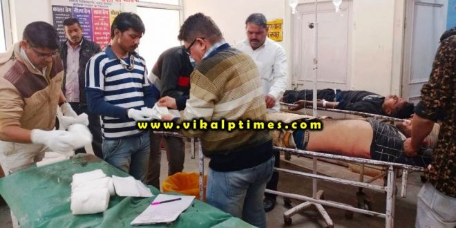 Two laborers injured during sewerage work Sawai madhopur