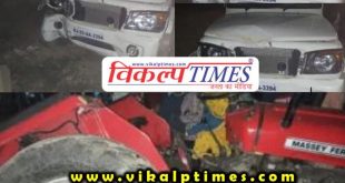 Bolero Accident with standing water tanker at gangapur