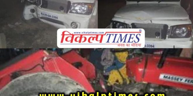 Bolero Accident with standing water tanker at gangapur