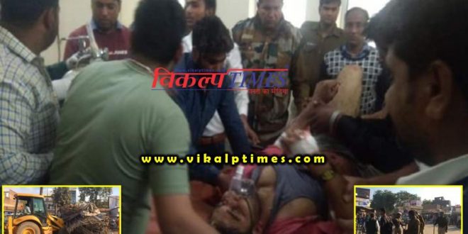 Youth shot in Firing 50 meters police station Sawai Madhopur
