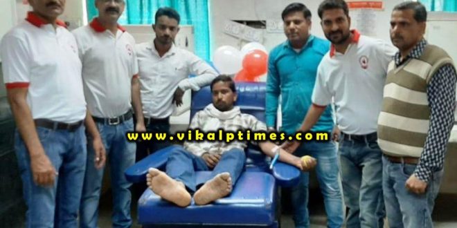 21 units of blood donation camp Sawai madhopur