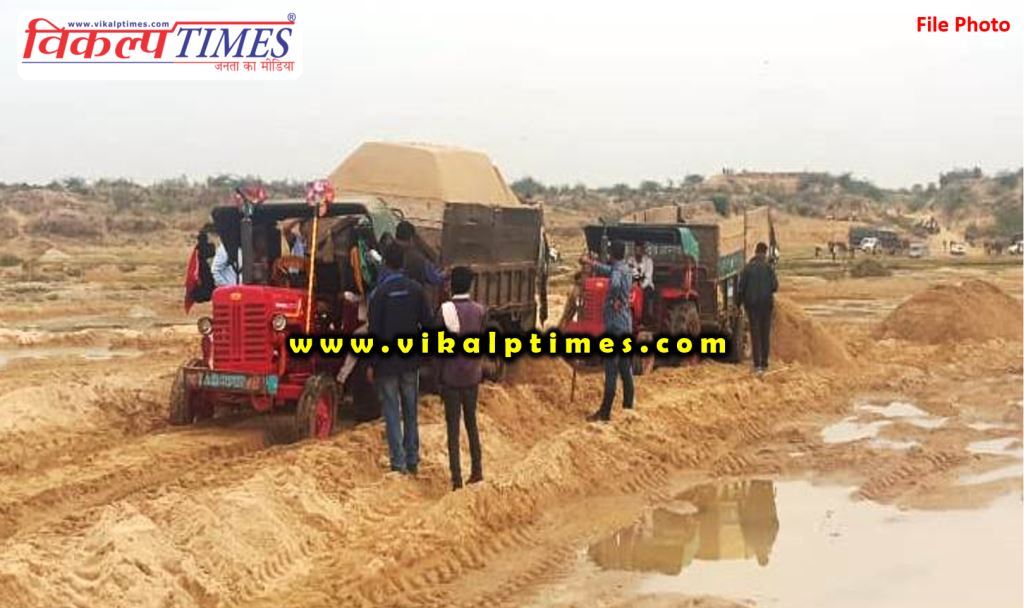 Malarna Dungar Subdivision Magistrate takes action regarding illegal gravel stock
