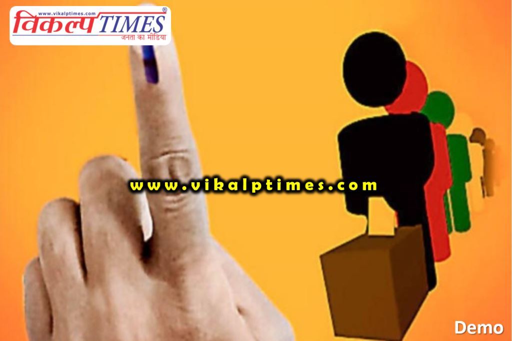 Material receipt distribution counter set election gram panchayats Sawai Madhopur