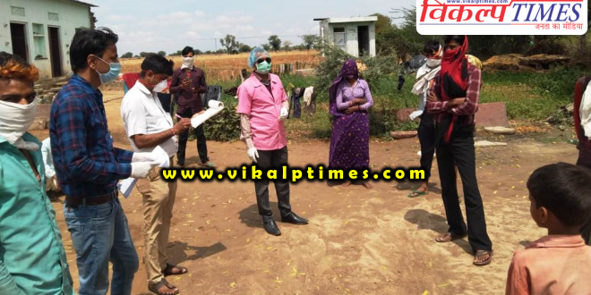 Medical workers are going door survey corona virus update