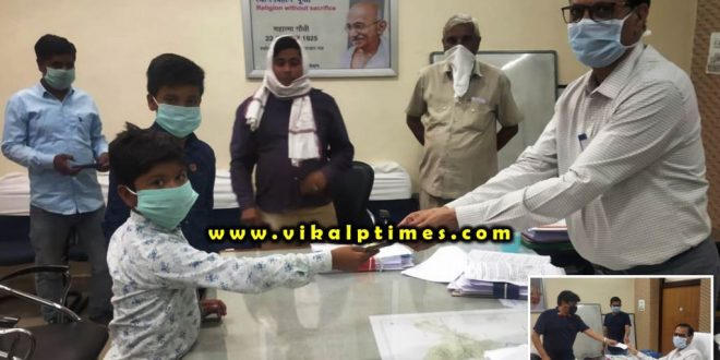 Birthday celebration child social welfare Duty paid giving money fight corona virus