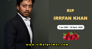 Bollywood actor Irrfan Khan passes away at 54