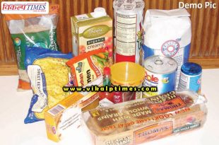 Distribution food items during lock down