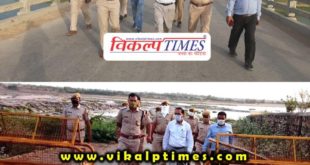 collector sp inspected boundaries district sawai madhopur lock down