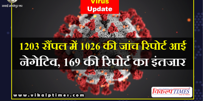 corona suspect report samples came negative sawai madhopur