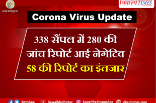 corona suspect report samples came negative sawai madhopur