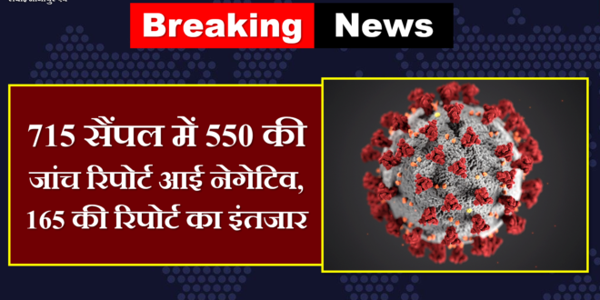 corona suspect report samples came negative sawai madhopur