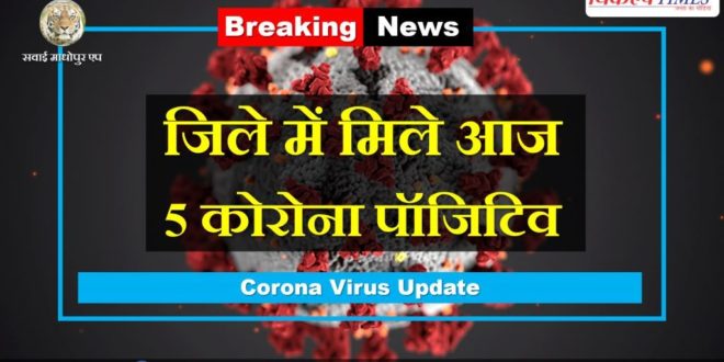 5 Corona positives found Sawai Madhopur