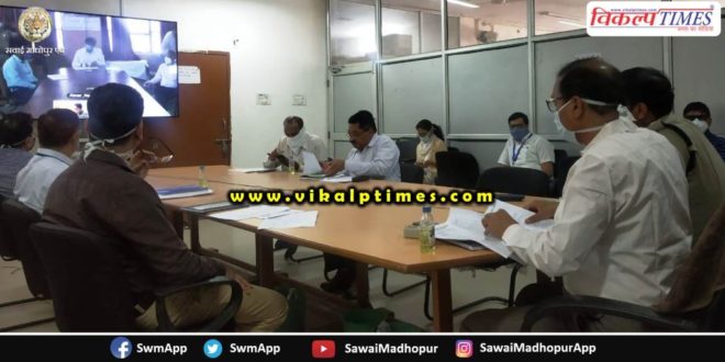 Minister in-charge reviewed the activities being done protect against Corona