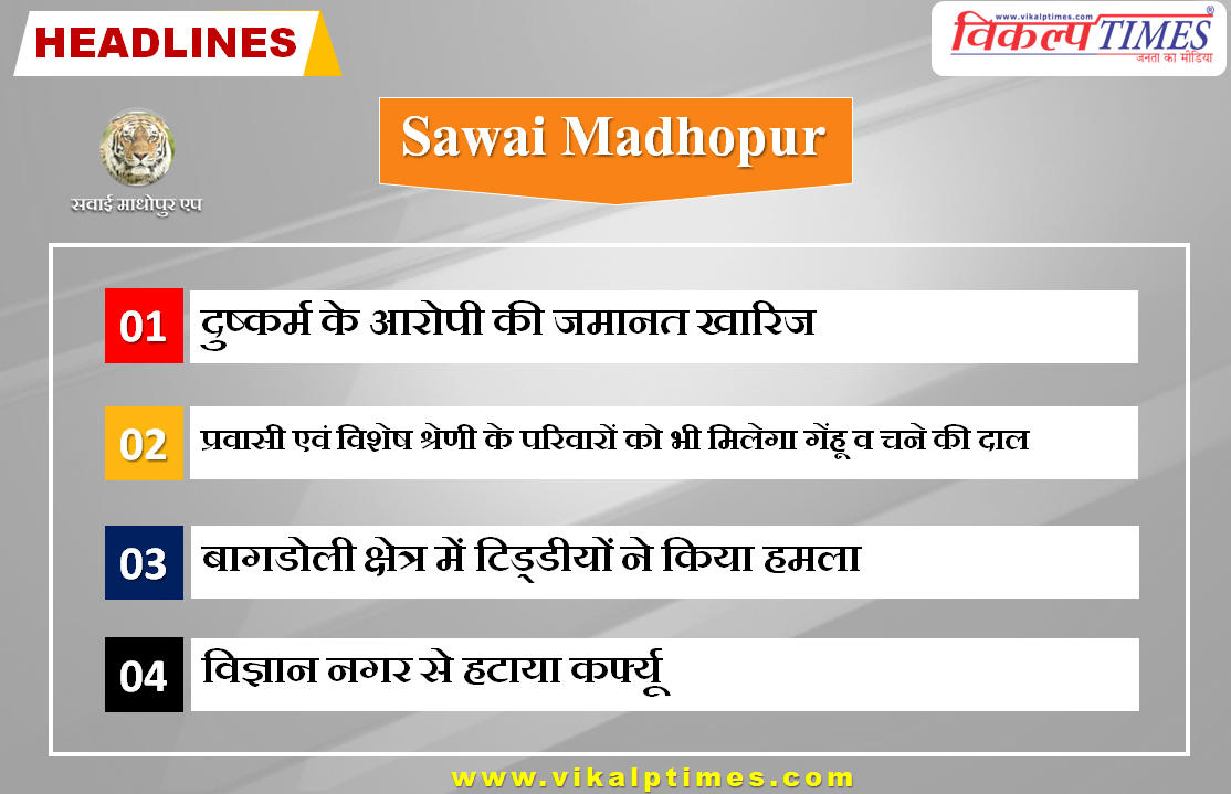 Bail rape accused dismissed Sawai madhopur
