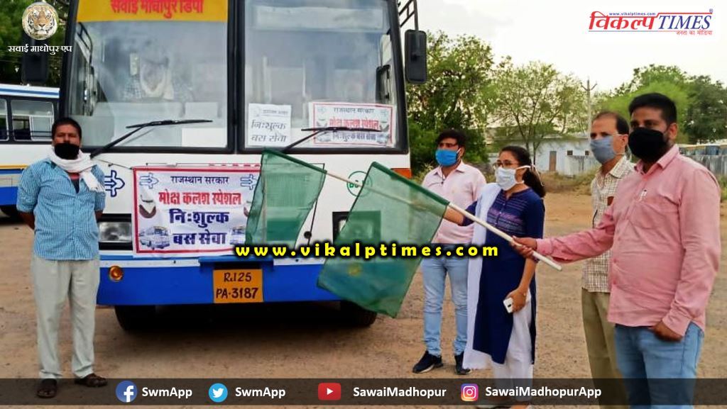 Moksha Kalash Yatra Buses started Solarji Haridwar