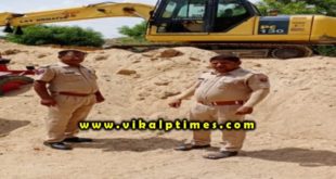 Police seized LNT Machine against illegal gravel mining (LNT seized)