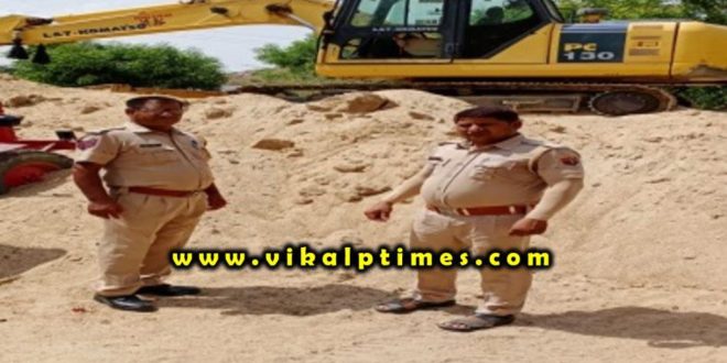 Police seized LNT Machine against illegal gravel mining (LNT seized)