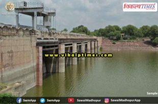 Water released canal Panchna dam Karoli Sawai madhopur