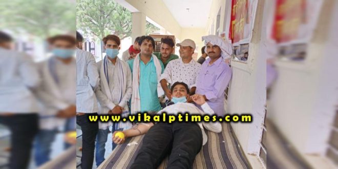 units blood collected blood donation camp