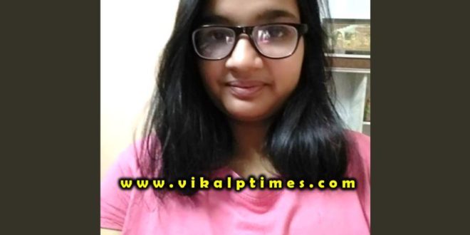 Anuja got 91.8% marks CBSE board